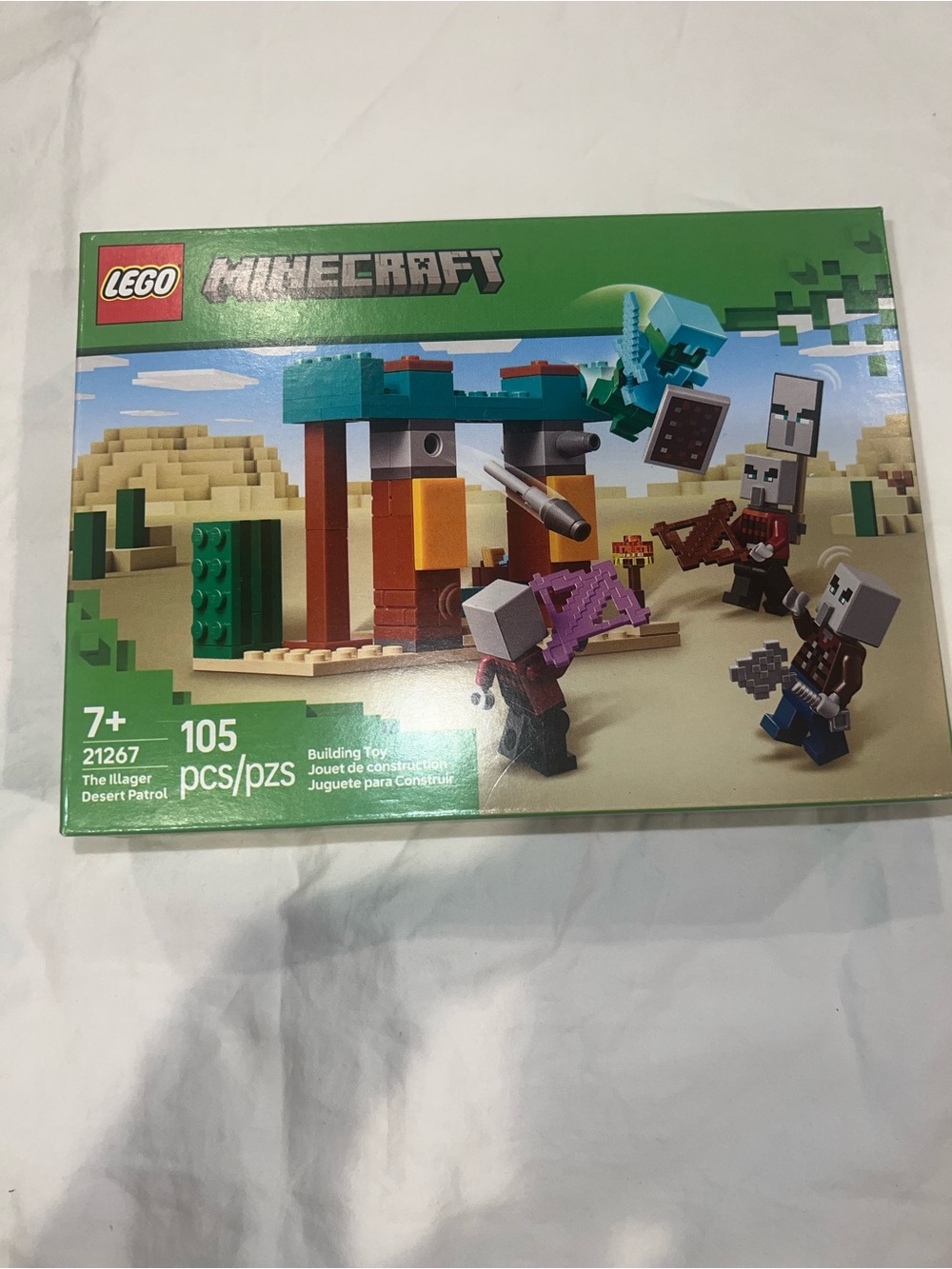 Lego Minecraft 21267 the illager desert patrol